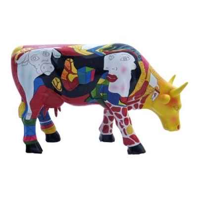 Vache micro moo hommage to picowso\\\'s african period CowParade -49900
