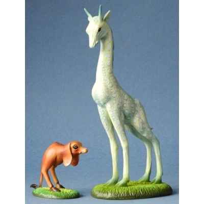 Figurine art girafe et chien a deux pattes de bosch 3dMouseion -JB31