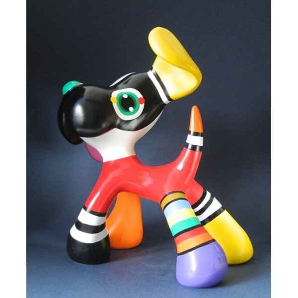 Statuette artiste jacky zegers, chien stanley 3dMouseion -JZ01