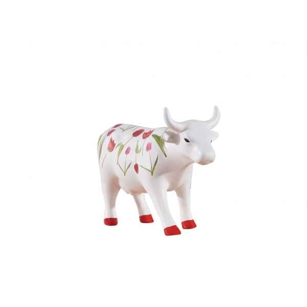 Vache red tulip cow medium ceramique CowParade -47485
