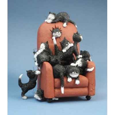 Figurine chat garde-moi une place Dubout -DUB68