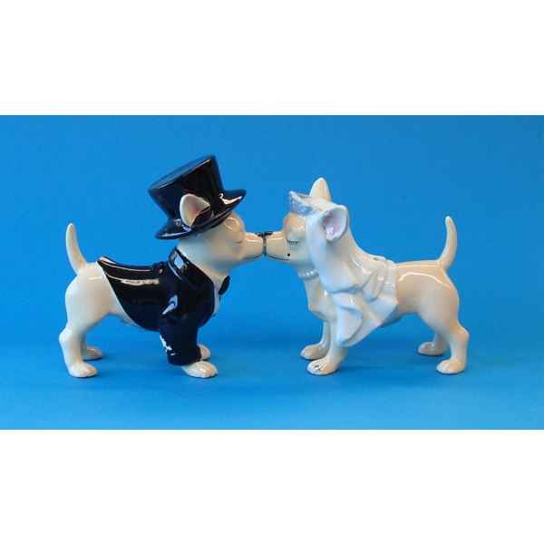 Figurine Chien Chihuahua Les mariés -CHI13353