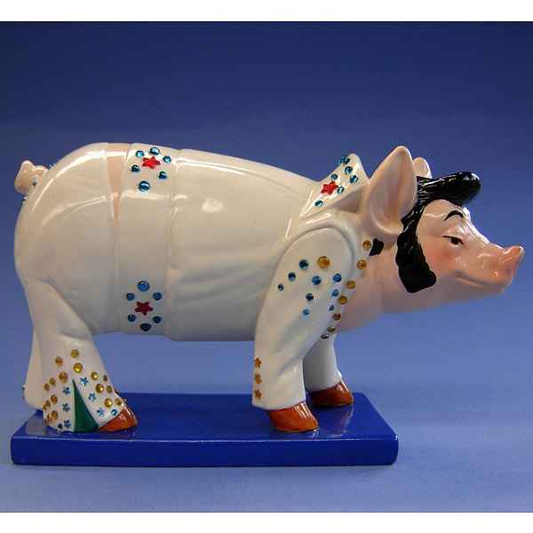 Video Figurine Cochon Party Piggies King Elvis -PAP17