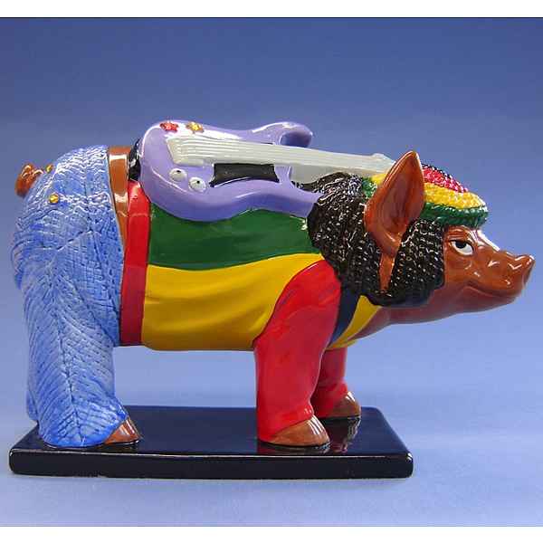 Figurine Cochon Party Piggies Reggea -PAP18