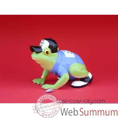 Video Figurine Grenouille - Fanciful Frogs - Hoppy Golfer - 11931