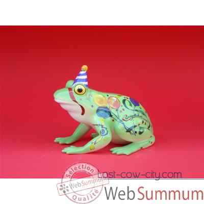 Video Figurine Grenouille - Fanciful Frogs - Happy birthday - 6332