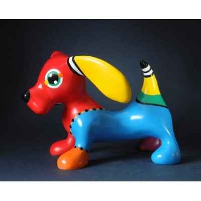 Figurine d'animaux jonno le chien Jacky Zegers -JZ05