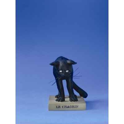 Figurine chat -le chat domestique - le chagrin (petit)  - cd19
