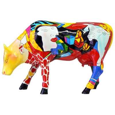 Cow Parade -South Africa 2005, Artiste Annalie Dempsey - Hommage to Picowso\\\'s African Period-46357